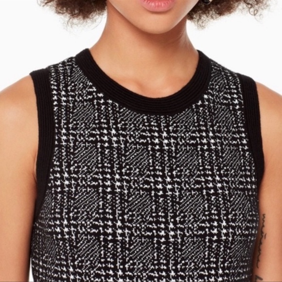 192 NWOT Kate Spade Wool Blend Mod Plaid Dress Size Medium - Picture 8 of 10
